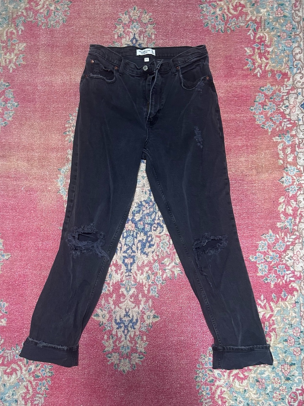 Abercrombie 90’s straight ultra high rise